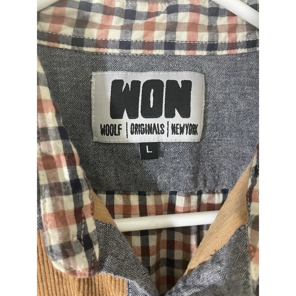 Woolf‎ Originals Plaid Button Up Rancher Farm Vest Men's L Outdoor